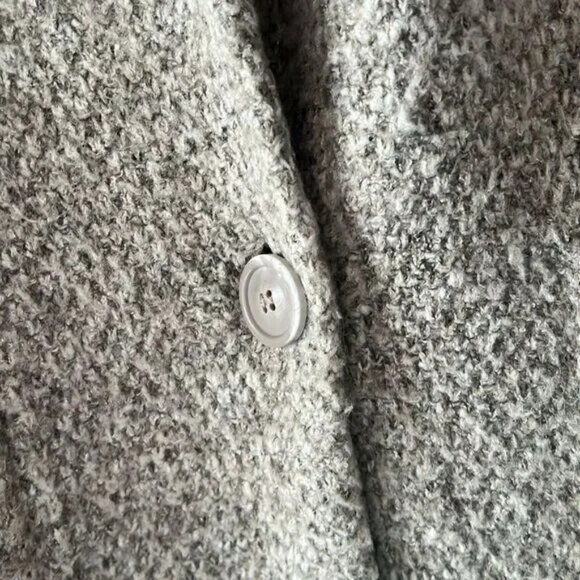 Zara Knit Long Knit Marled Faux Fur Coat.  SZ S - Picture 4 of 7